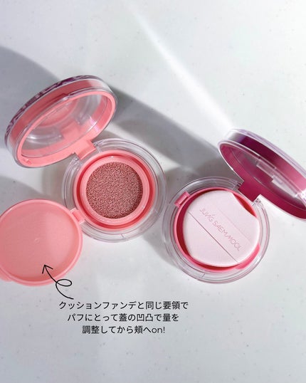 アーティストクッションブラッシュ/JUNG SAEM MOOL/リキッドチークを使ったクチコミ(3枚目)