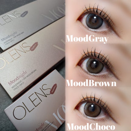 Moodnight 1Month/OLENS/カラーコンタクトレンズを使ったクチコミ(3枚目)
