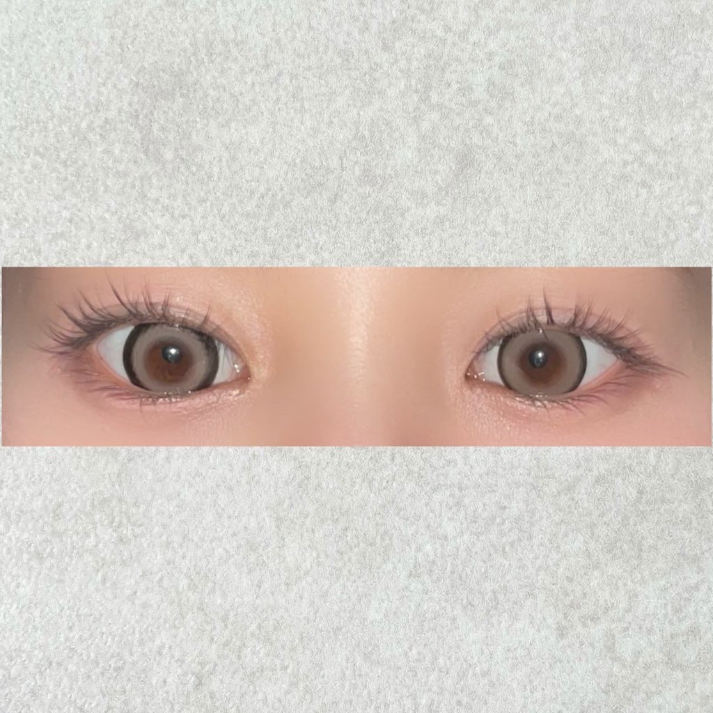 Dokkin Greige HOSO/FAIRY LABO/ワンデー（１DAY）カラコンを使ったクチコミ（2枚目）