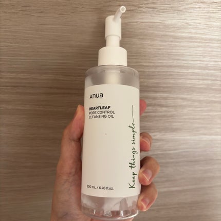 ドクダミ ポアコントロールクレンジングオイル/Anua/オイルクレンジングを使ったクチコミ(1枚目)