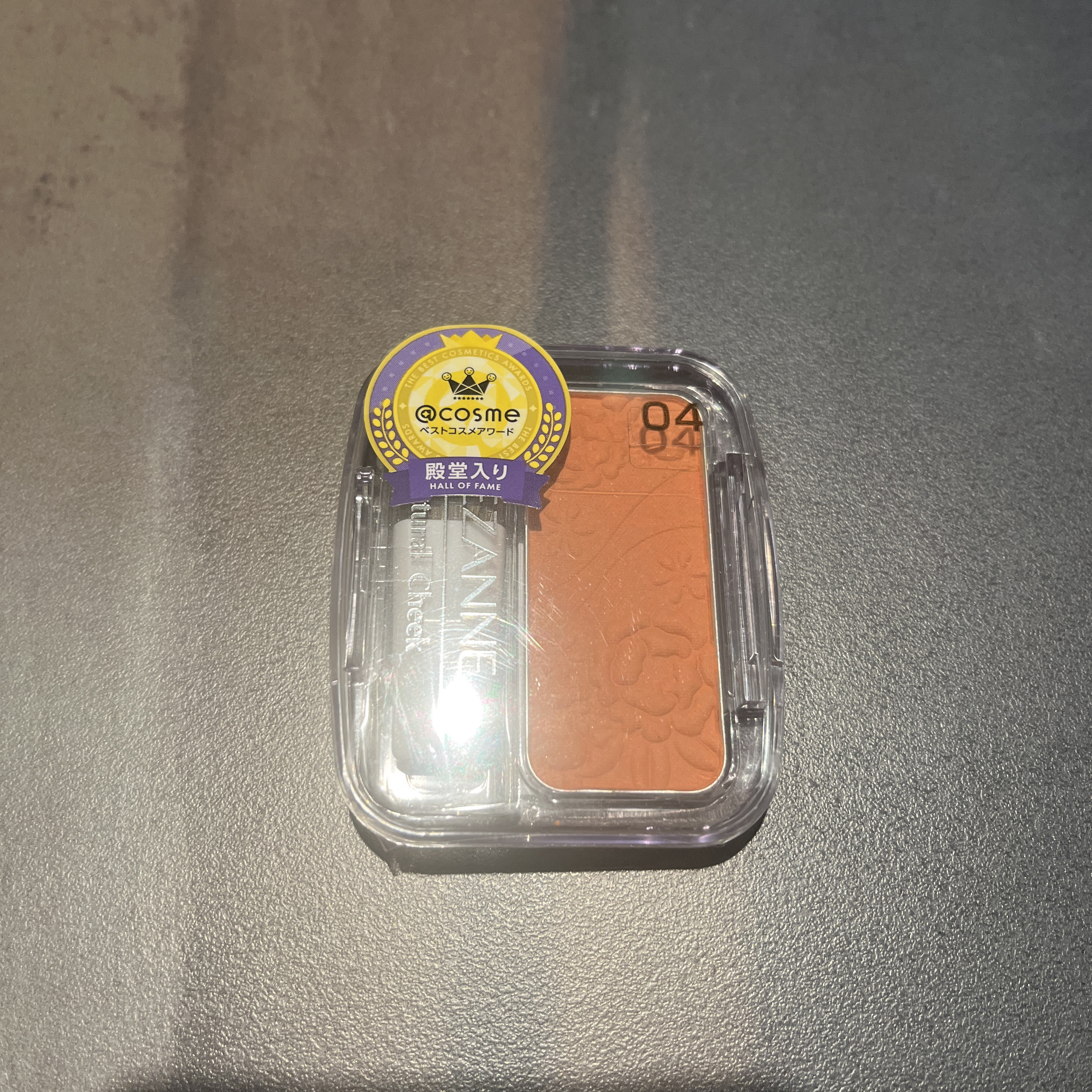 ナチュラル チークN 04 ゴールドオレンジ/CEZANNE/パウダーチークを使ったクチコミ（1枚目）