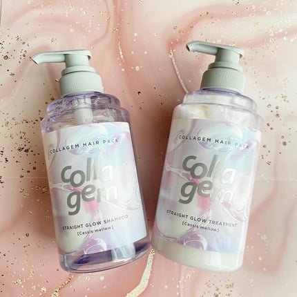 コラジェム ストレートグロウシャンプー/トリートメント/collagem/市販シャンプーを使ったクチコミ(2枚目)