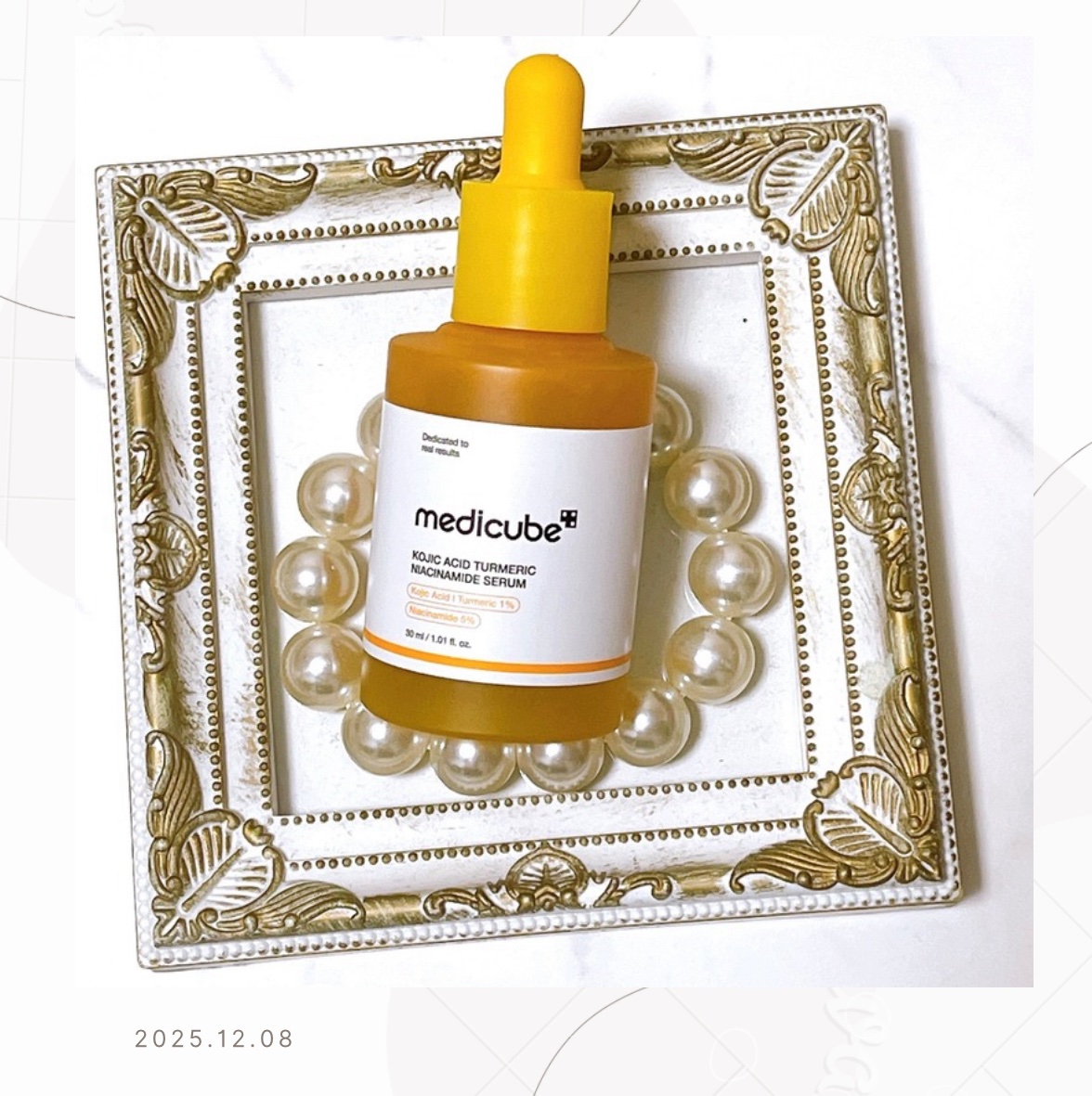 コウジ酸ビタナイアシンセラム/MEDICUBE/美容液を使ったクチコミ（1枚目）