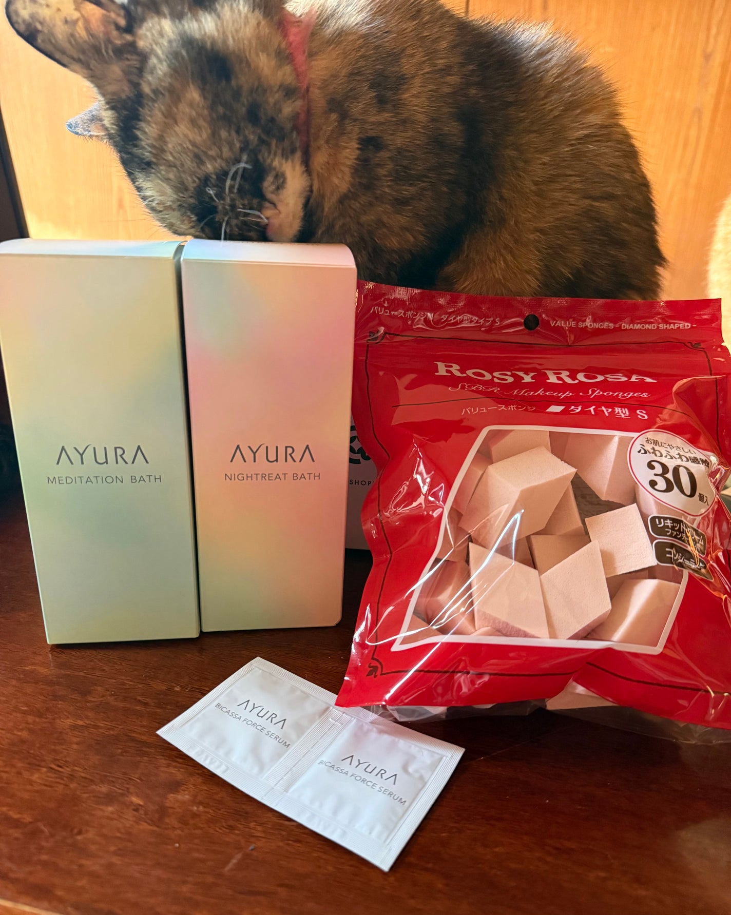 バリュースポンジN ダイヤ型タイプS 30P/ロージーローザ/パフ・スポンジを使ったクチコミ(2枚目)