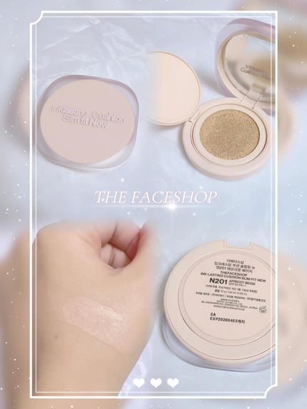 インクラスティングクッションファンデーション/THE FACE SHOP/クッションファンデーションを使ったクチコミ(1枚目)