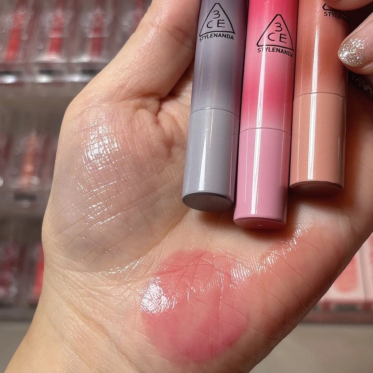 3CE シャインリフレクター/3CE/口紅を使ったクチコミ（2枚目）