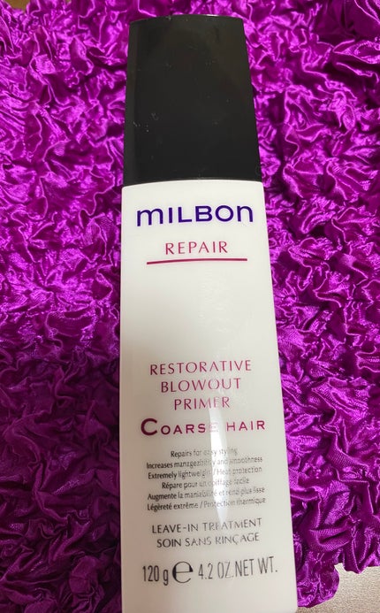 リストラティブ ブローアウトプライマー コースヘア/ミルボン/ヘアミルクを使ったクチコミ(1枚目)