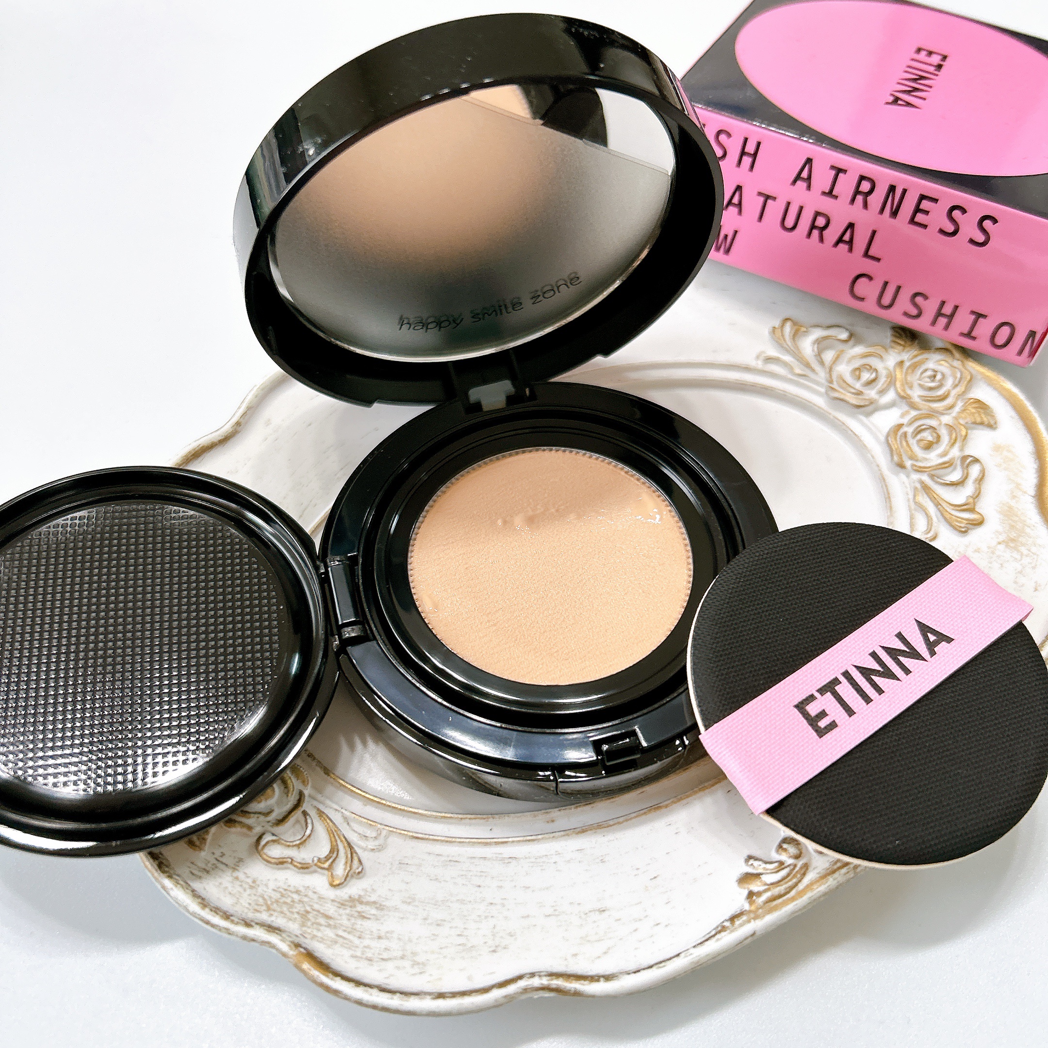 エティナ メッシュエアネス ナチュラルグロウ クッション/ETINNA/クッションファンデーションを使ったクチコミ（2枚目）