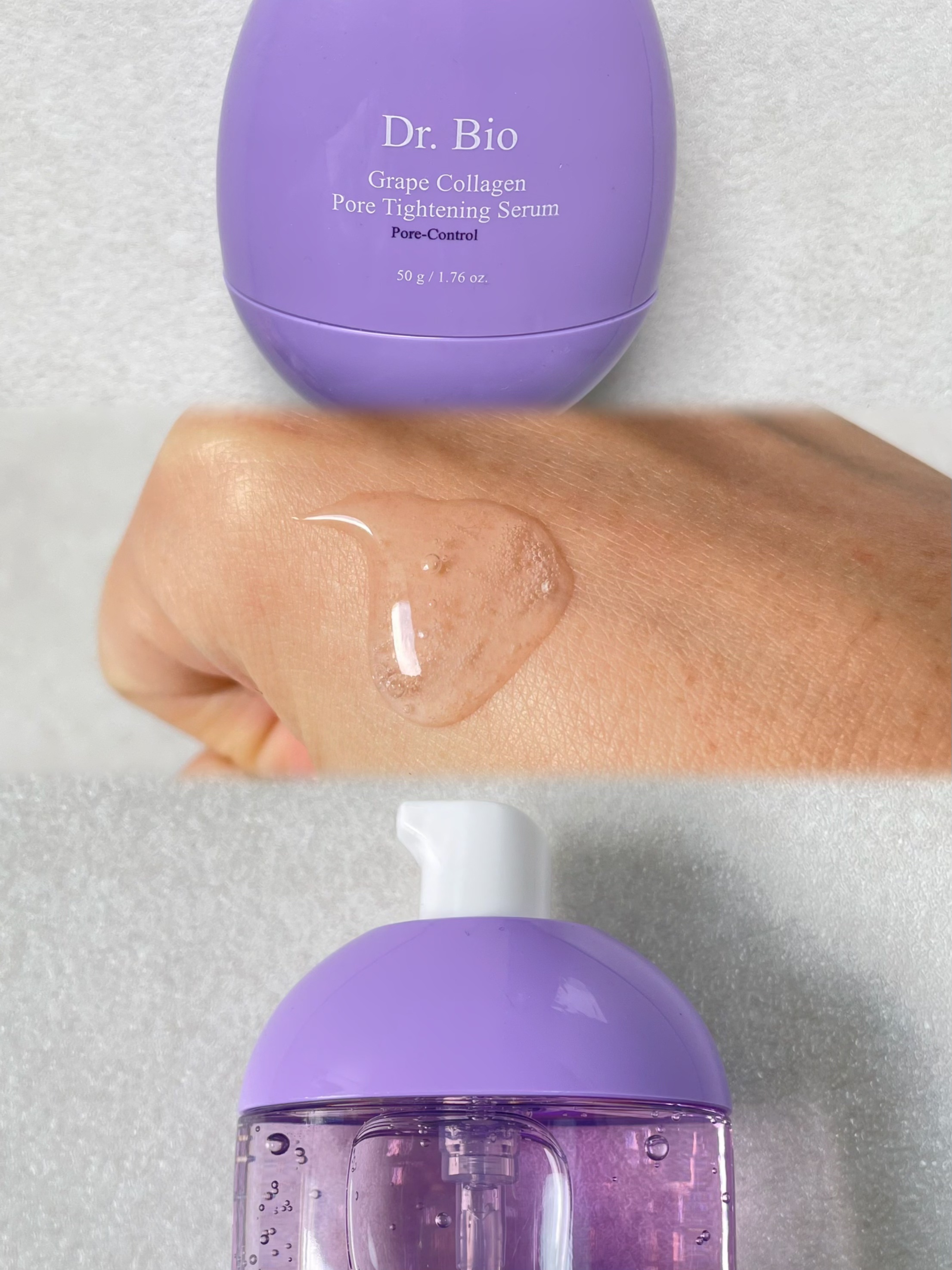 グレープコラーゲン毛穴タイトニングセラム/Dr.Bio/美容液を使ったクチコミ（2枚目）