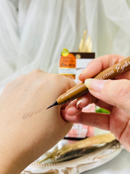 メークソリューション アイブロウティント/メークソリューション/眉ティントを使ったクチコミ(5枚目)