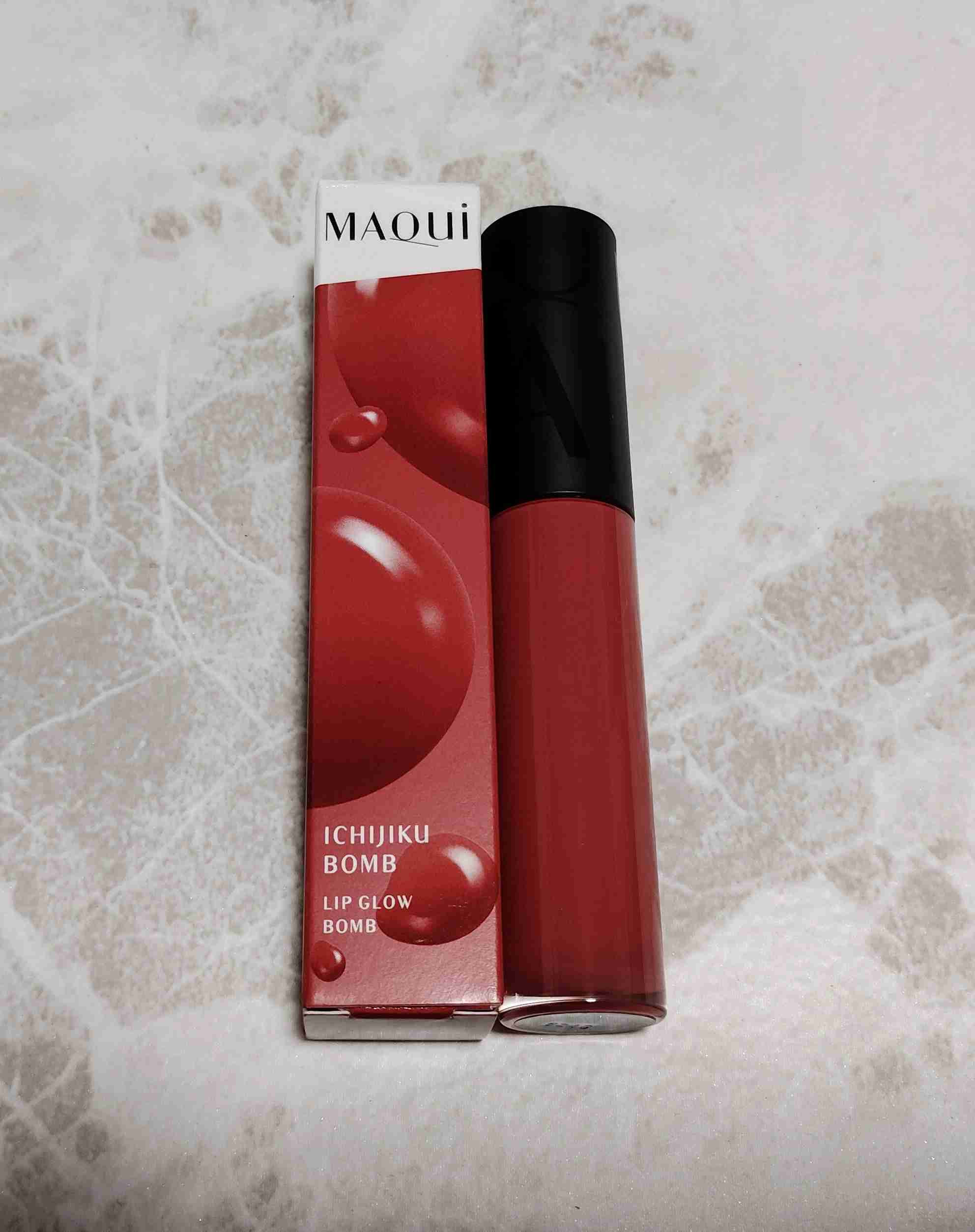 リップグロウボム/マキアージュ/リップティントを使ったクチコミ（1枚目）