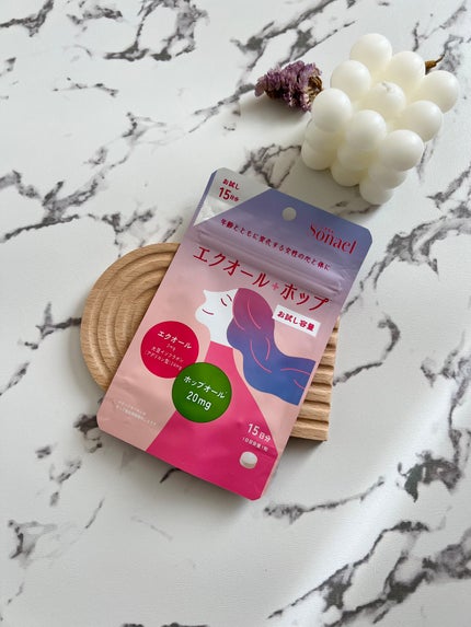 ソナエル エクオール+ホップ/Sonael/健康サプリメントを使ったクチコミ(1枚目)