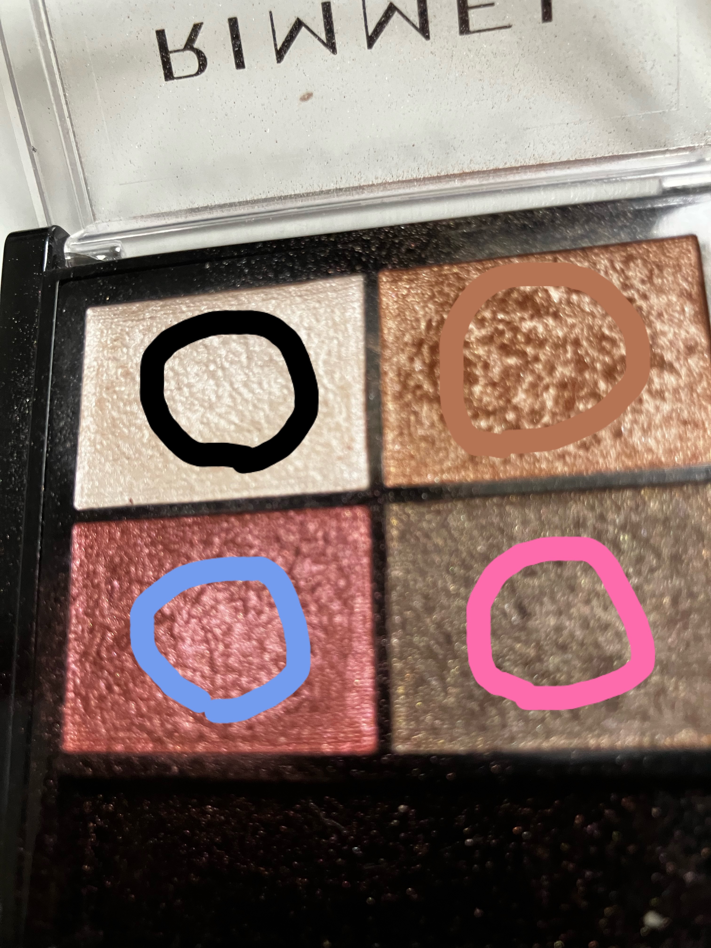 ワンダー エバー アイシャドウ/リンメル ロンドン/アイシャドウパレットを使ったクチコミ（3枚目）