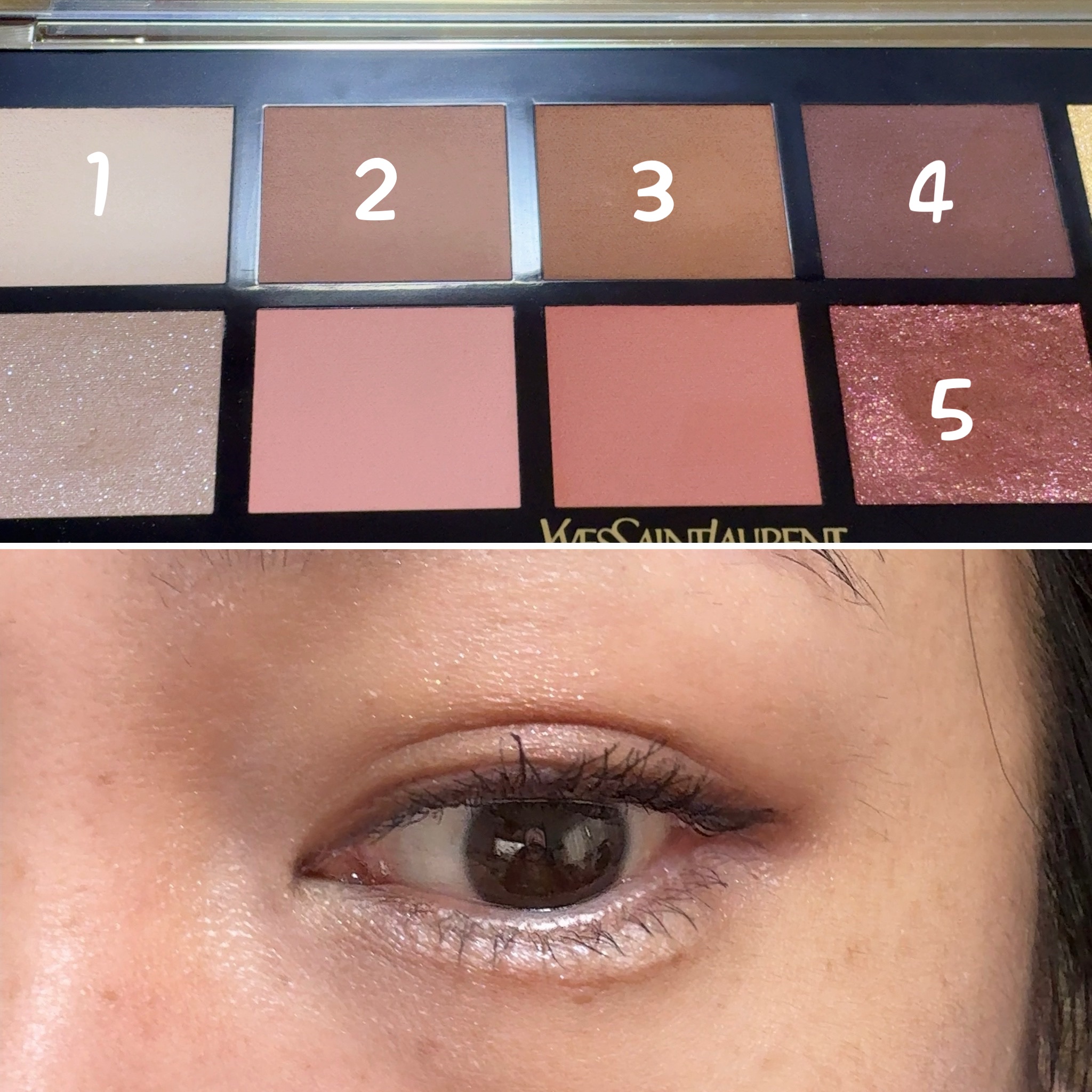 クチュール カラー クラッチ/YVES SAINT LAURENT BEAUTE/アイシャドウパレットを使ったクチコミ（3枚目）