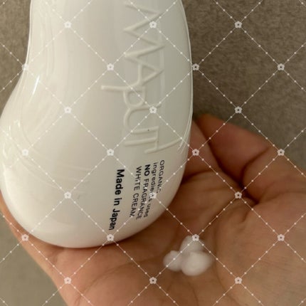 オーガニックノーフレグランスホワイトクリーム MAPUTI/MAPUTI/デリケートゾーンケアを使ったクチコミ(1枚目)