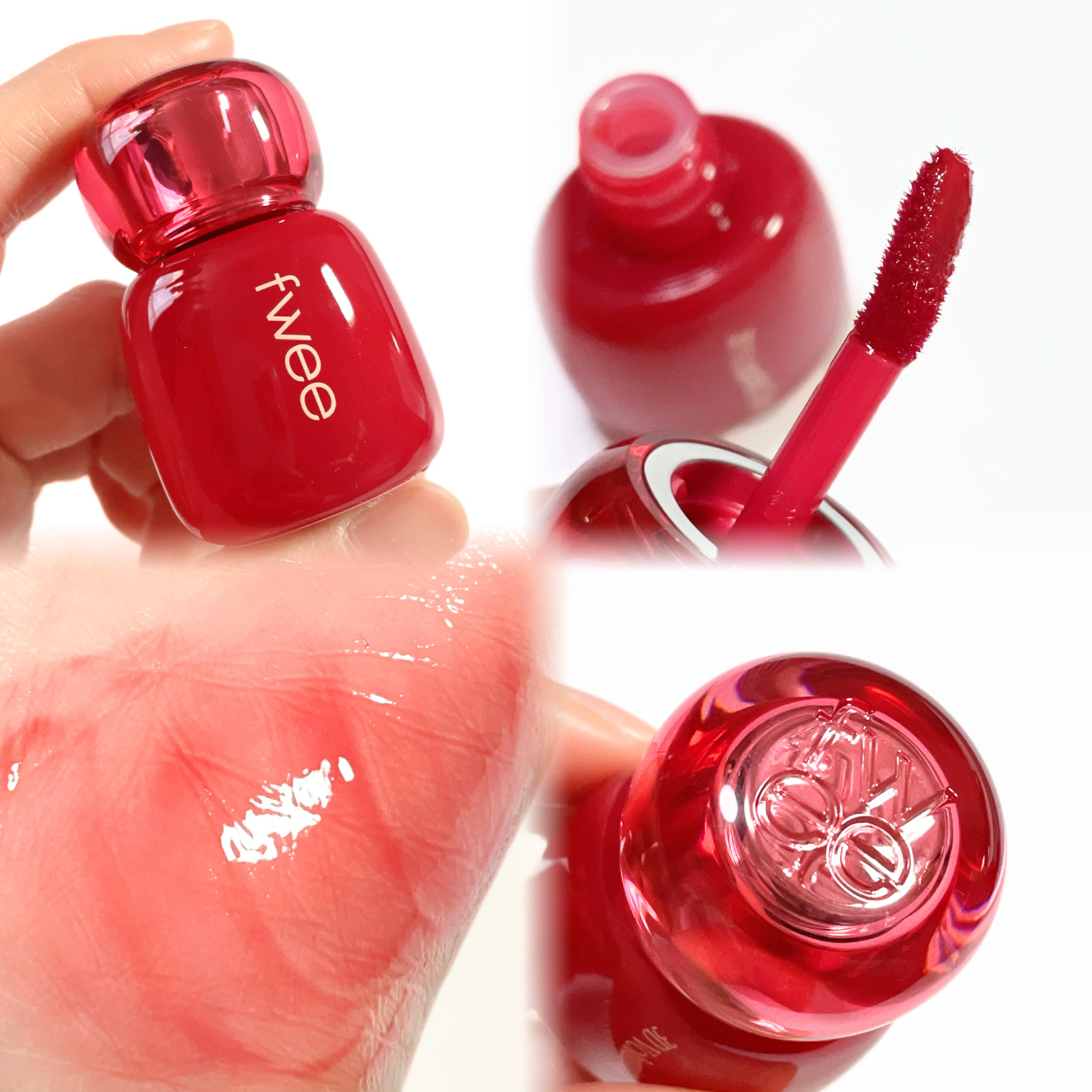 フィー 3Dボリューミングティント/fwee/リップティントを使ったクチコミ（3枚目）