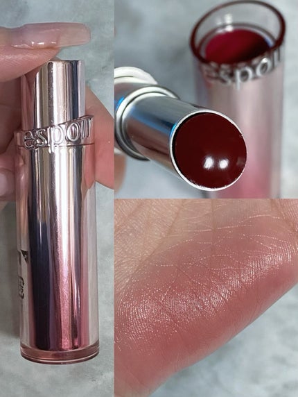 ノーウェアリップスティック バーミンググロー #17 ダークチェリー/espoir/口紅の画像