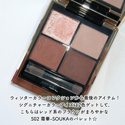 シグニチャー カラー アイズ/SUQQU/アイシャドウパレットを使ったクチコミ(2枚目)