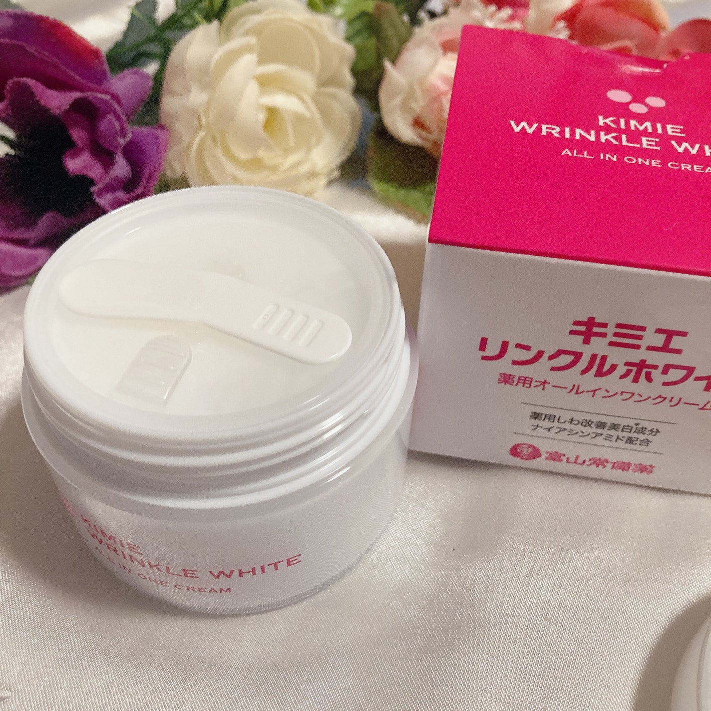 キミエリンクルホワイト/富山常備薬グループ/オールインワン化粧品を使ったクチコミ(3枚目)