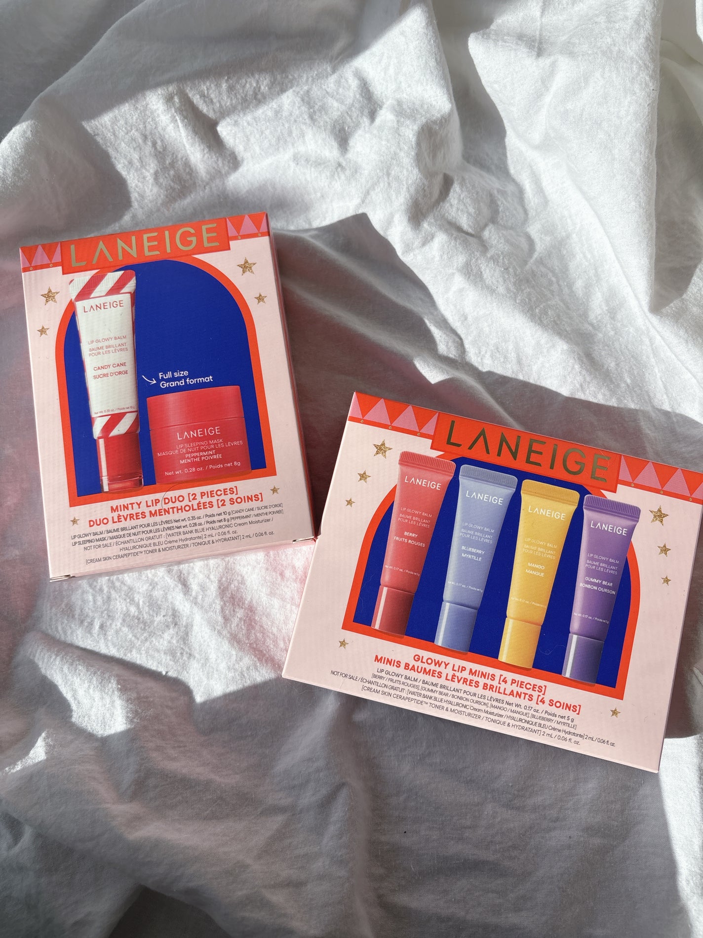 リップグロウィバーム ミニキット N/LANEIGE/リップケアを使ったクチコミ(2枚目)