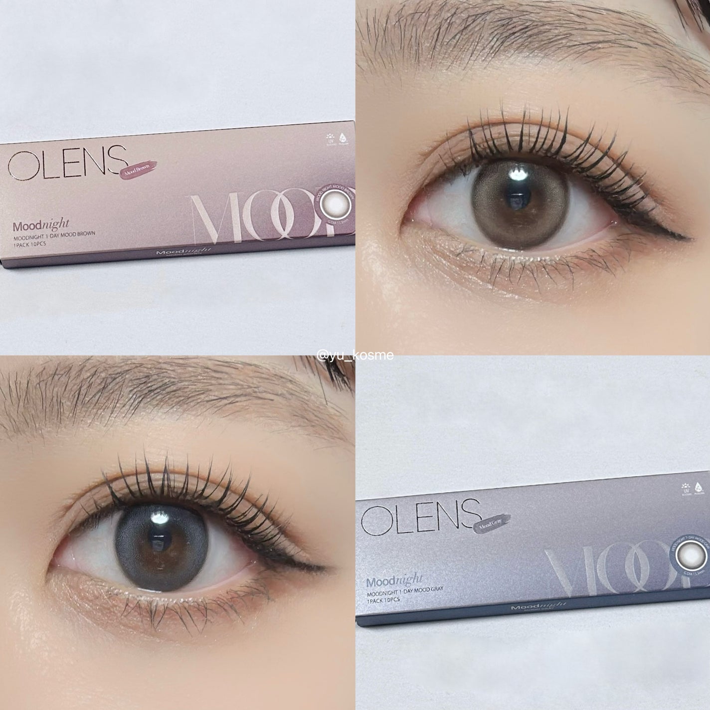 Moodnight 1day/OLENS/ワンデー(1DAY)カラコンを使ったクチコミ(5枚目)