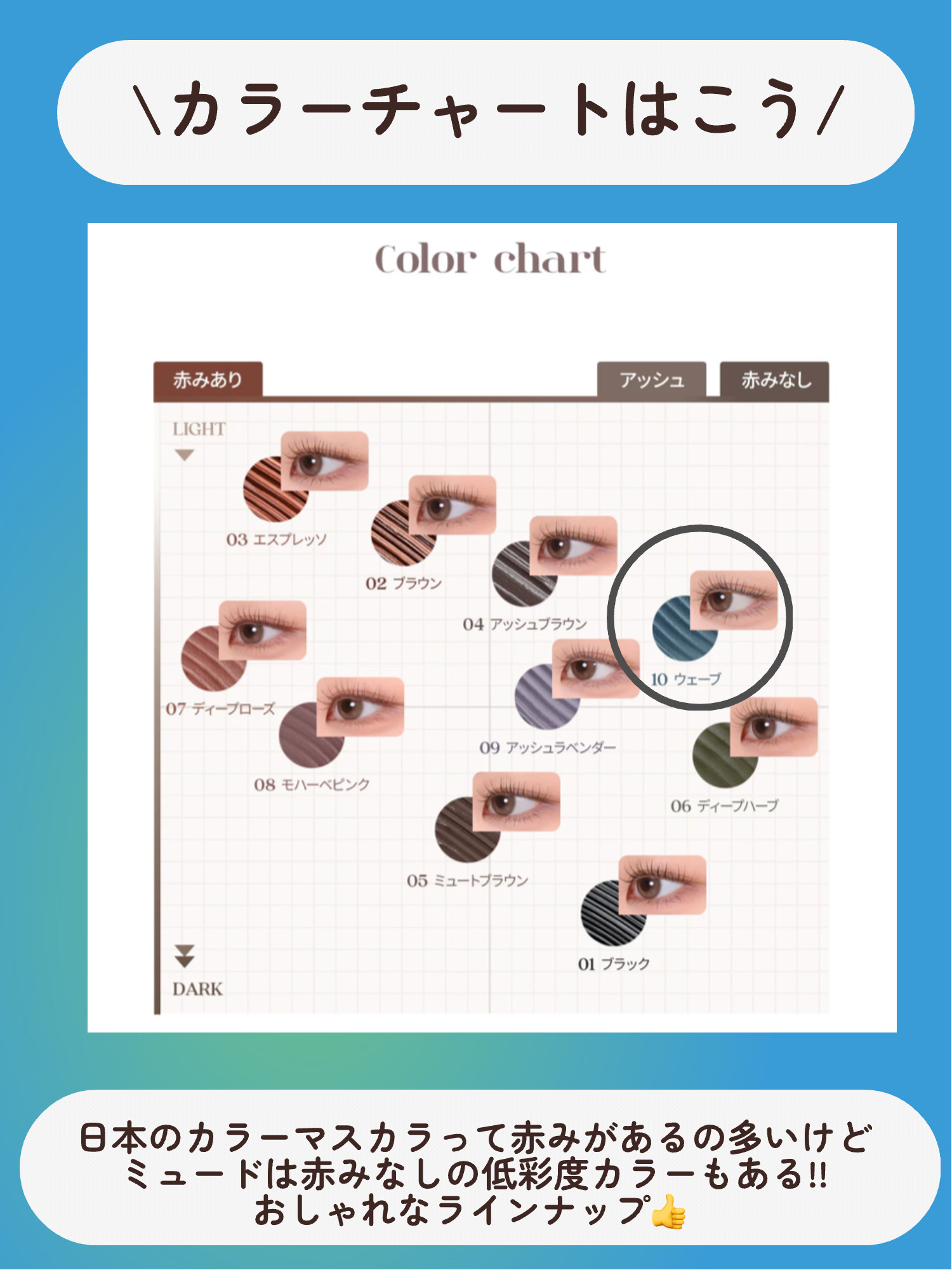 インスパイアスキニーカーリングマスカラ/mude./マスカラを使ったクチコミ（3枚目）