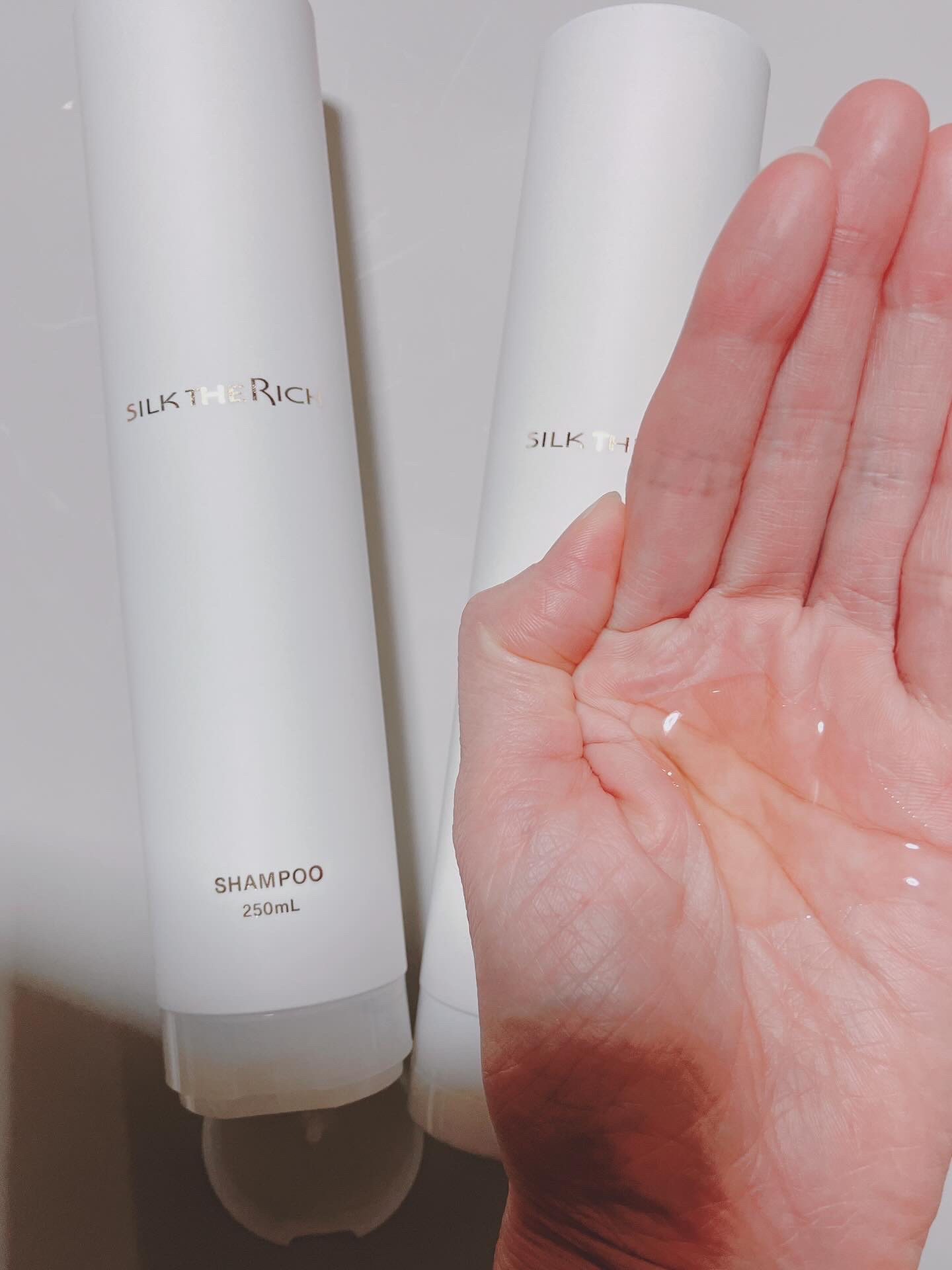 SILK THE RICH モイスト&リペア シャンプー・トリートメント/SILK THE RICH/市販シャンプーを使ったクチコミ（3枚目）