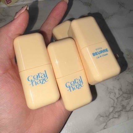 プチブール リップ&チーク 403 テンダーピンク/Coralhaze/口紅の画像