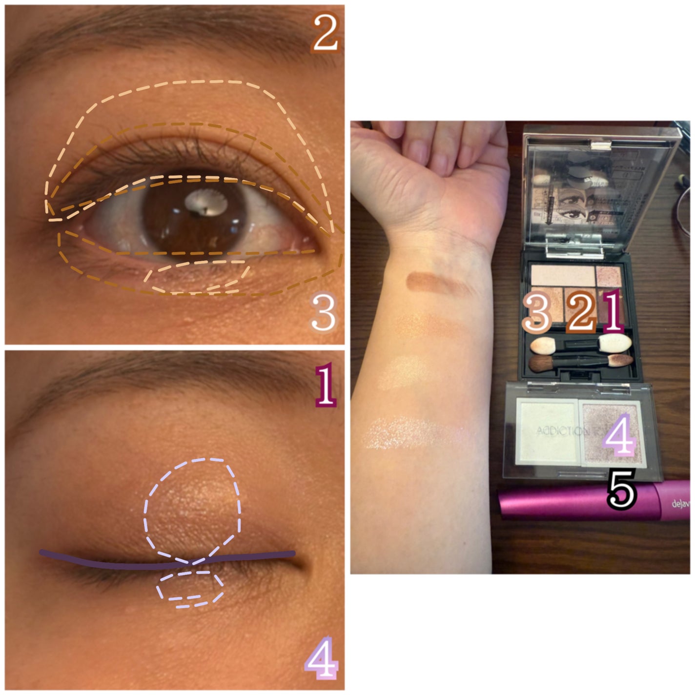 ドラマティックスタイリングアイズ/マキアージュ/アイシャドウパレットを使ったクチコミ(3枚目)