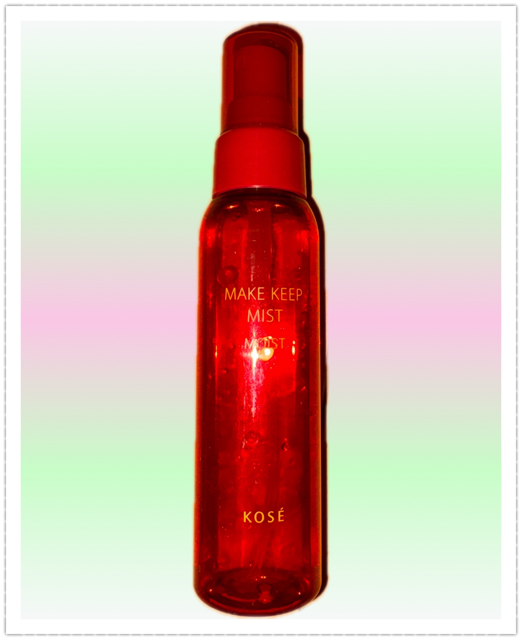 メイク キープ ミスト EX + モイスト TEA/コーセーコスメニエンス/フィックスミストを使ったクチコミ（1枚目）