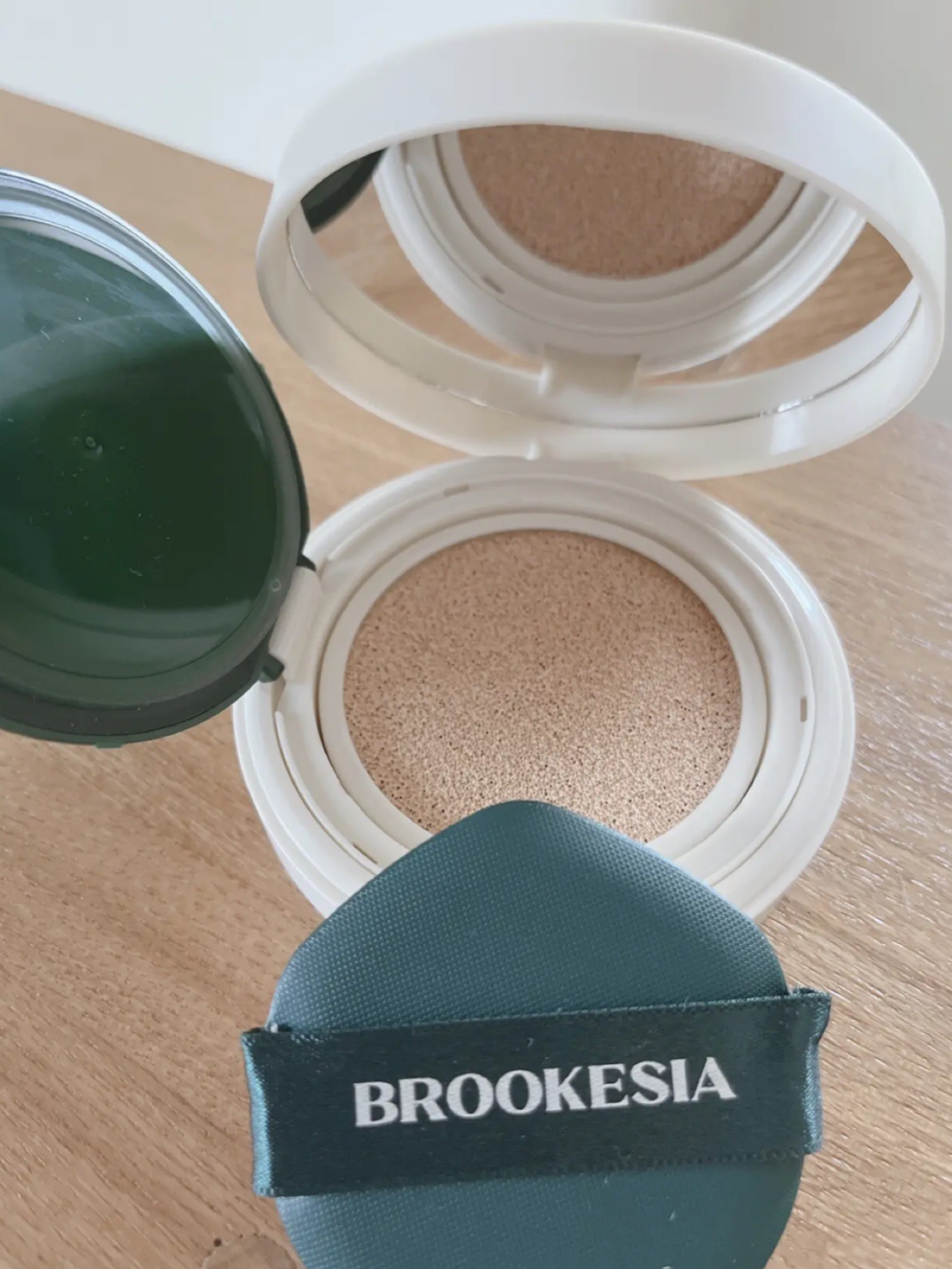 スキンエンハンサー コンパクトクッション（グロー) #1 ペールピッチ/BROOKESIA/クッションファンデーションを使ったクチコミ（2枚目）