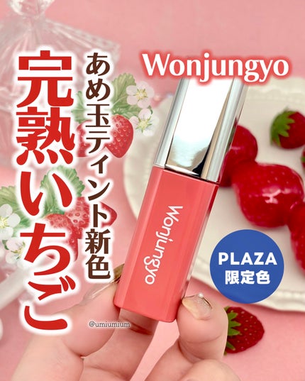 ウォンジョンヨ キャンディーグロウティント/Wonjungyo/リップティントを使ったクチコミ(1枚目)