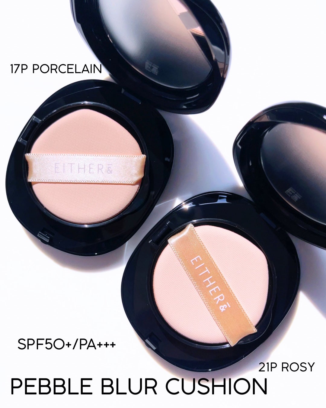 Pebble Blur Cushion/EITHER&/クッションファンデーションを使ったクチコミ(2枚目)