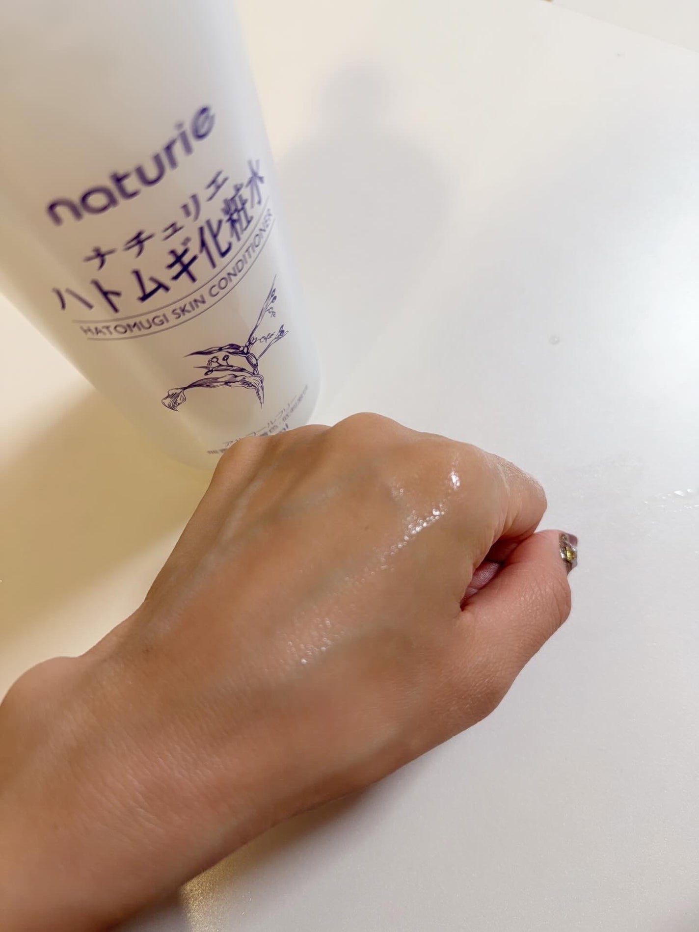 ハトムギ化粧水(ナチュリエ スキンコンディショナー R )/ナチュリエ/化粧水を使ったクチコミ(4枚目)