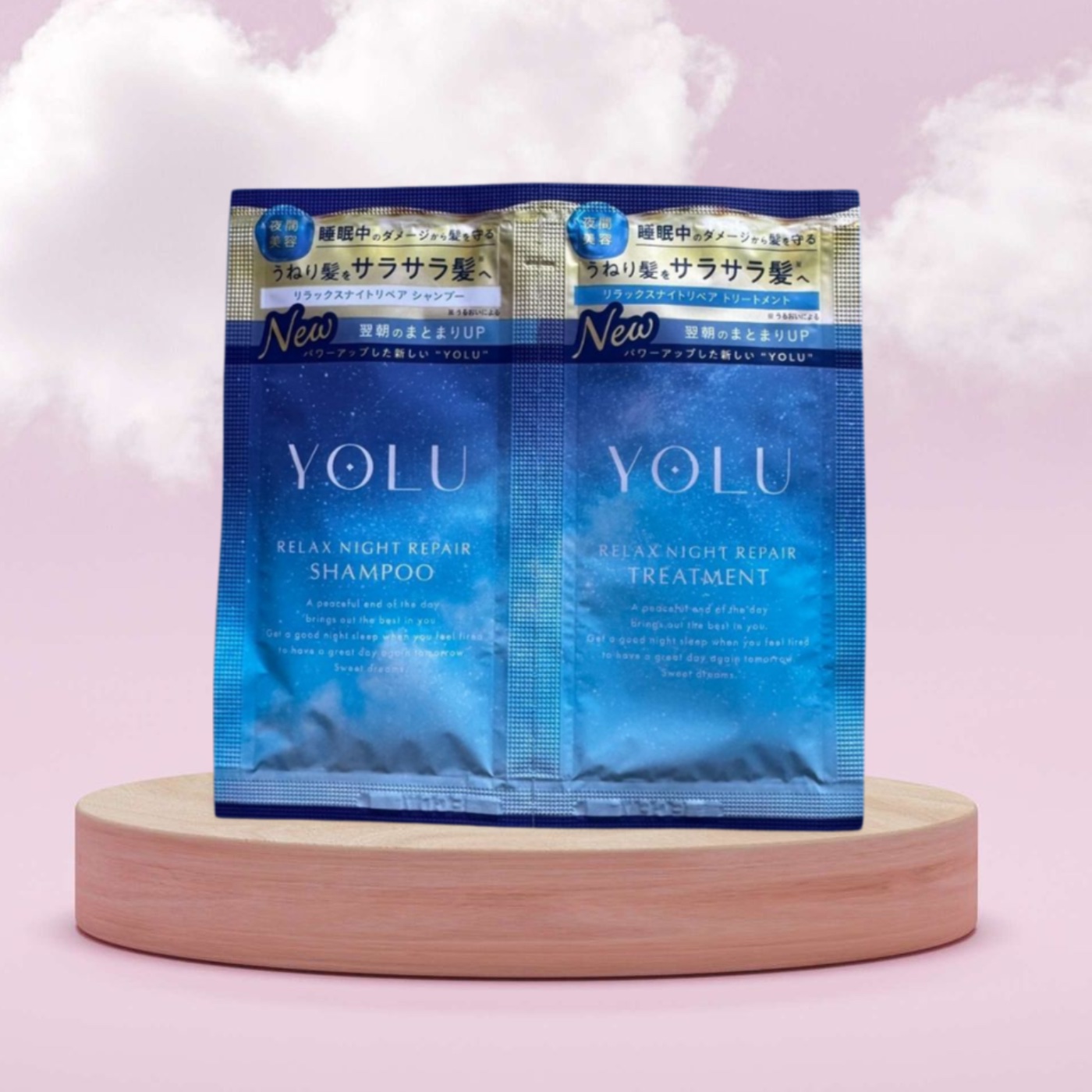 リラックスナイトリペア シャンプー／トリートメント/YOLU/シャンプー・コンディショナーを使ったクチコミ（1枚目）