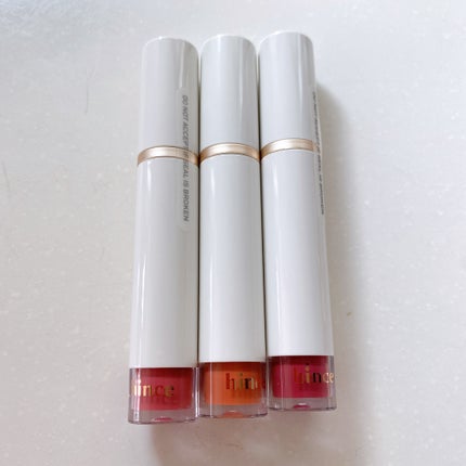 ムードインハンサーウォーターリキッドグロウ/hince/口紅を使ったクチコミ(2枚目)