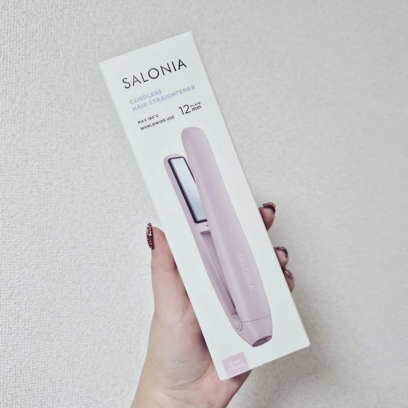 サロニア コードレス ストレートヘアアイロン/SALONIA/ストレートアイロンを使ったクチコミ(1枚目)