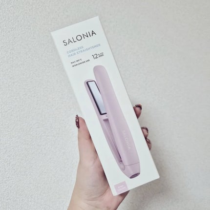 サロニア コードレス ストレートヘアアイロン/SALONIA/ストレートアイロンを使ったクチコミ(1枚目)