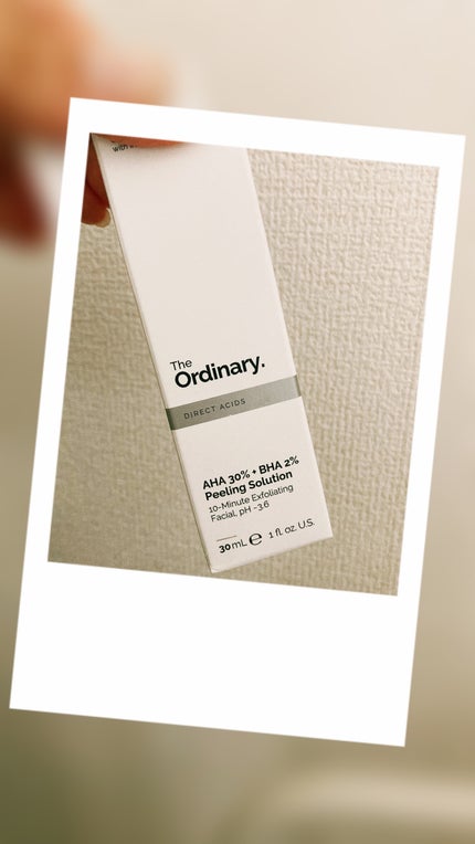 AHA 30% + BHA 2% Peeling Solution/The Ordinary/ピーリングを使ったクチコミ(1枚目)
