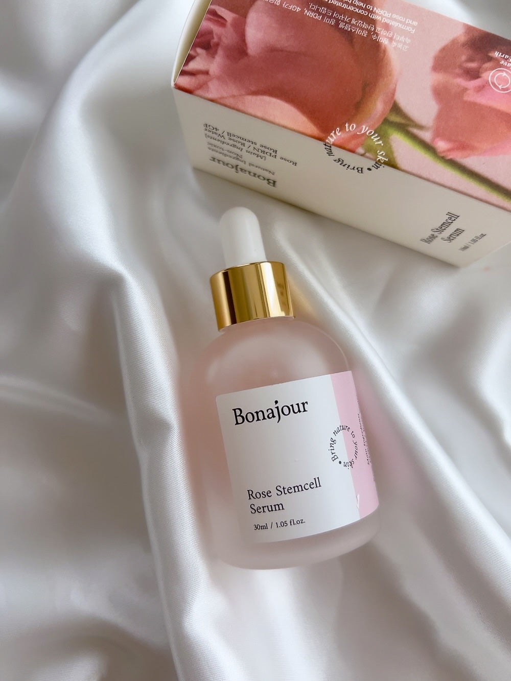 ローズステムセルセラム/Bonajour/美容液を使ったクチコミ(2枚目)