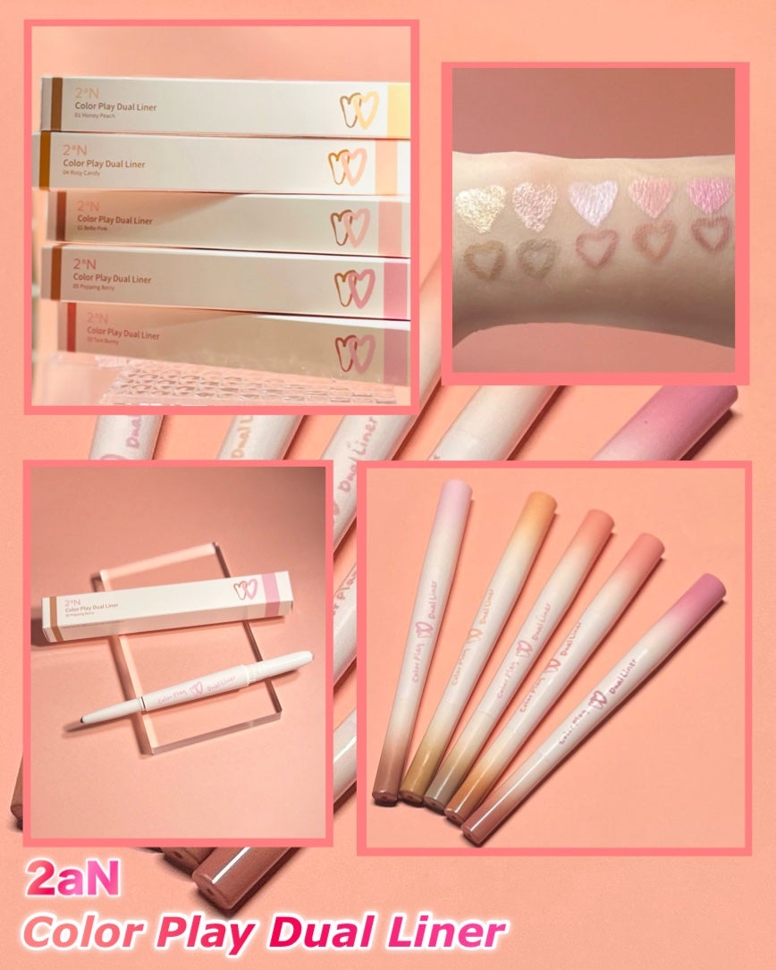 カラープレイデュアルライナー/2aN/スティックアイシャドウを使ったクチコミ(9枚目)