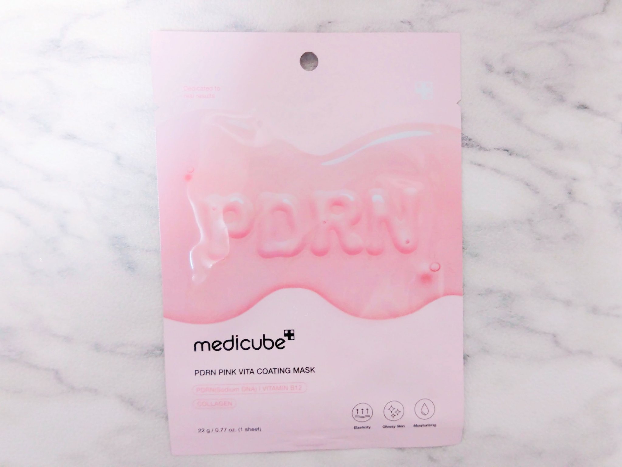 PDRNピンクビタコーティングマスク/MEDICUBE/シートマスク・パックを使ったクチコミ（1枚目）