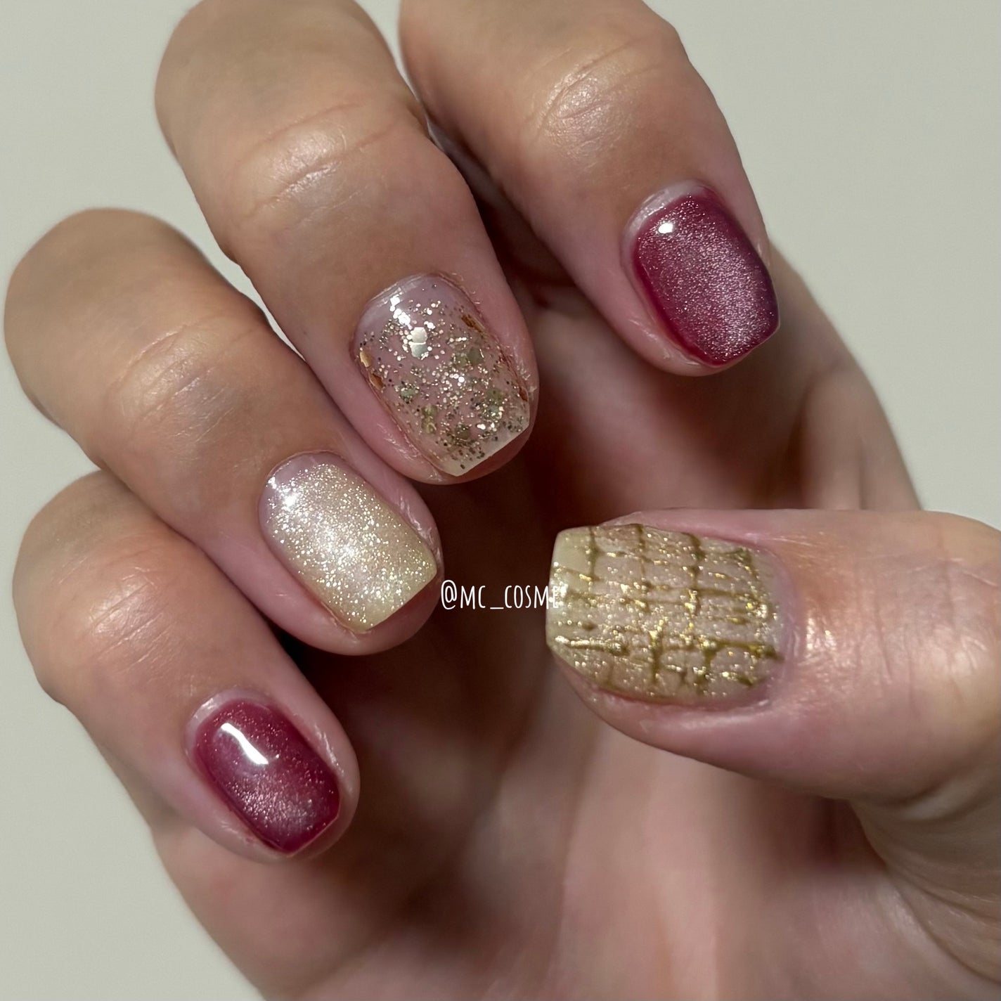 ジェルネイル(ライト対応)/セリア/ジェルネイルを使ったクチコミ(2枚目)