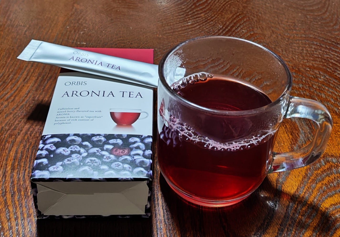 アロニア ティー(ミックスベリー風味)/オルビス/その他ドリンクを使ったクチコミ(1枚目)