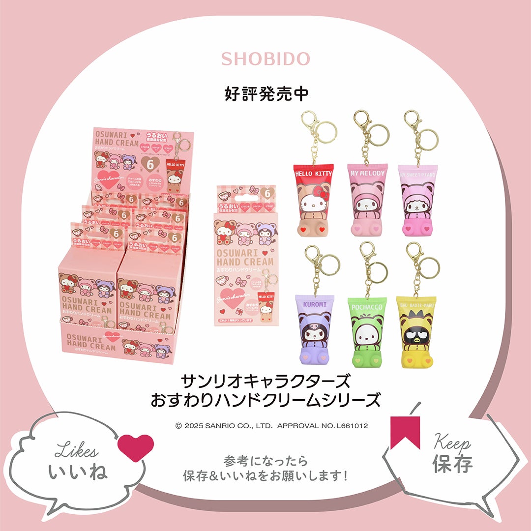 サンリオキャラクターズ シークレットおすわりハンドクリーム/SHOBIDO/ハンドクリームを使ったクチコミ(2枚目)