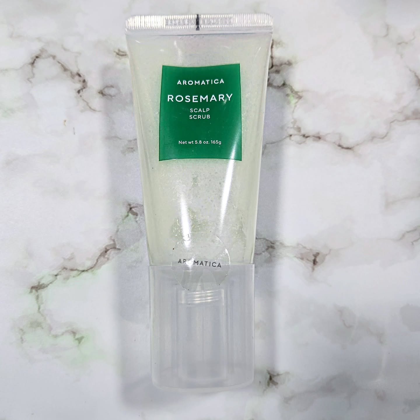 ローズマリー スカルプ スクラブ/AROMATICA/ヘッドスクラブを使ったクチコミ（2枚目）