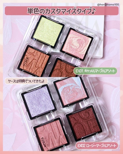 Bloom Collection カスタマイズアイカラー アソート(限定カラー)/マキアージュ/アイシャドウを使ったクチコミ(3枚目)