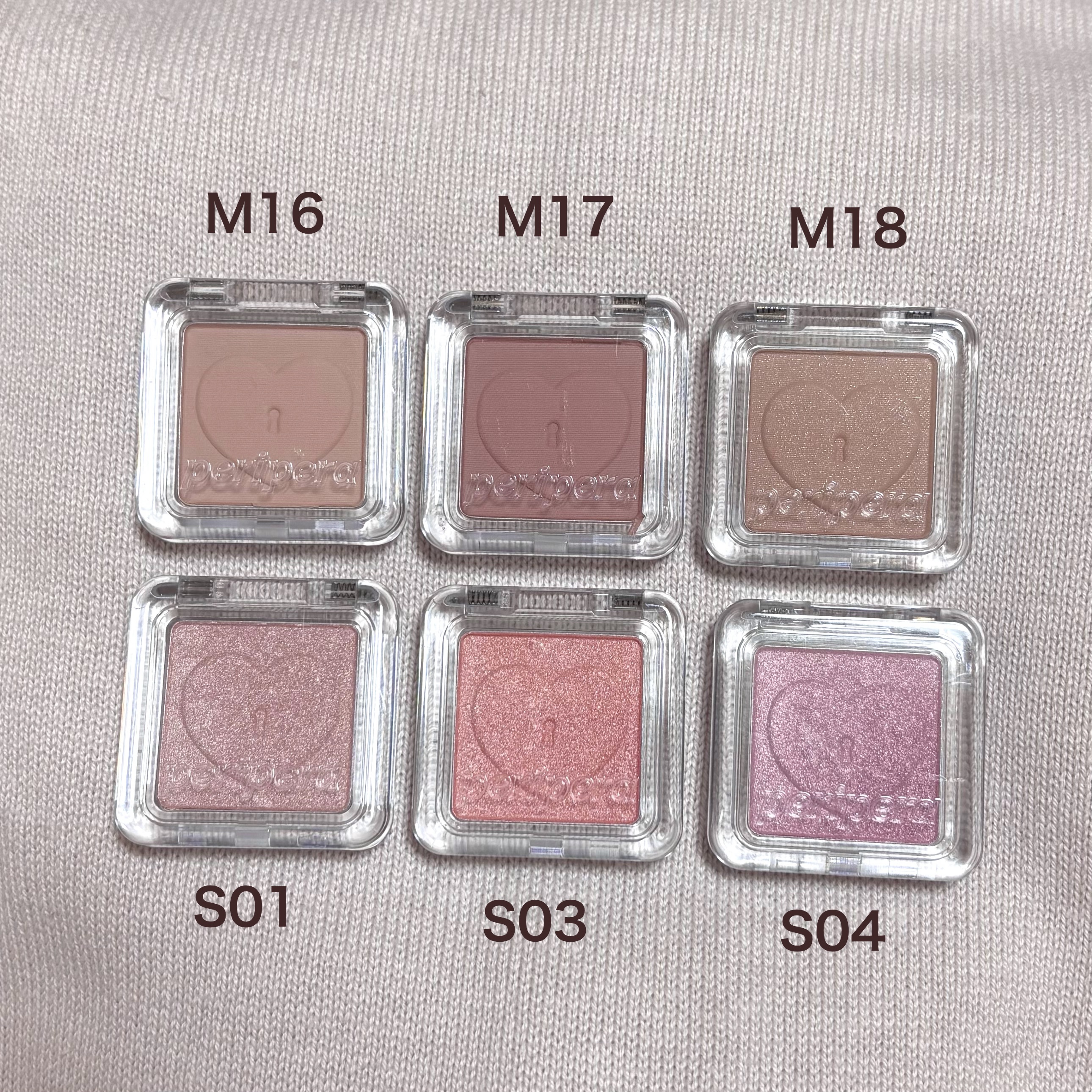 ハート ポケット シングル S01 お姉さん、涙袋になに塗りました？/PERIPERA/単色アイシャドウを使ったクチコミ（2枚目）