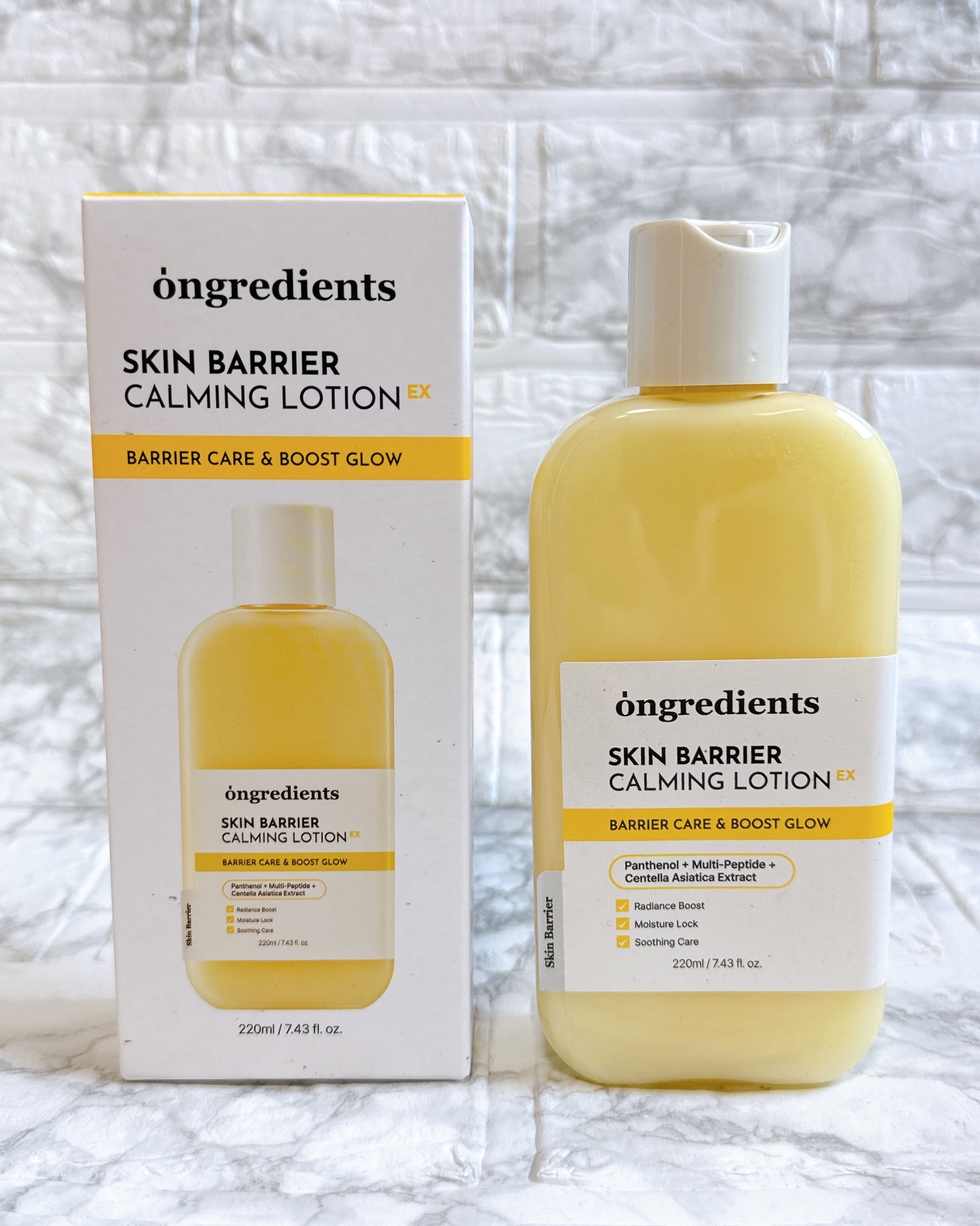 オングリディエンツ スキンバリアカーミングローション EX/Ongredients/乳液を使ったクチコミ（3枚目）