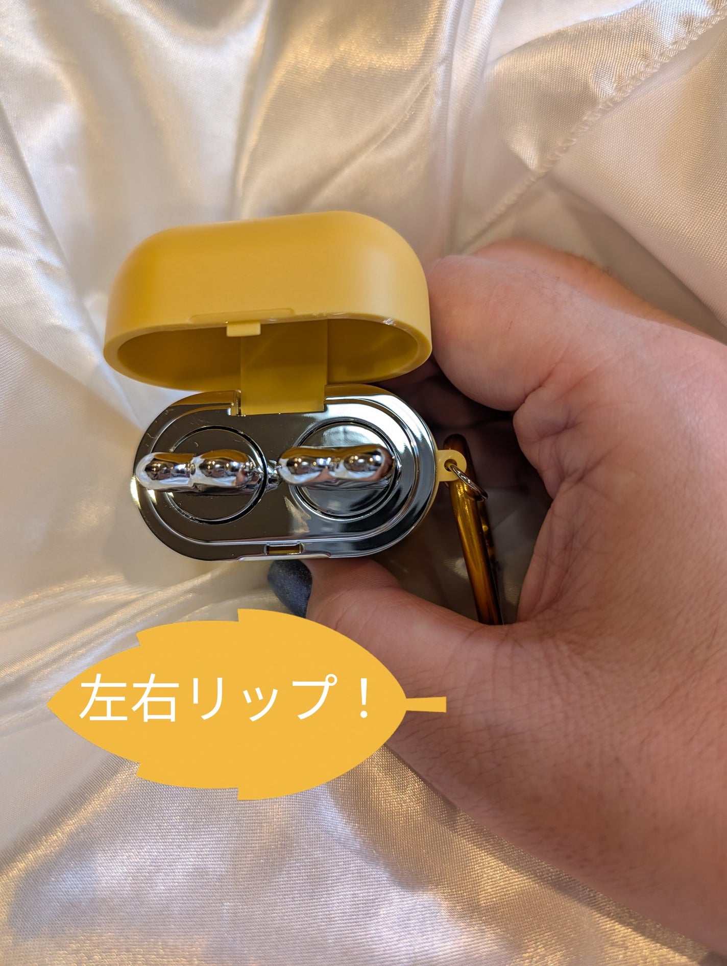 サンリオキャラクターズ シークレットポータブルリップスティック/SHOBIDO/口紅を使ったクチコミ(3枚目)